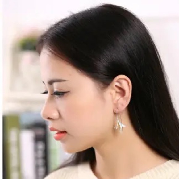 ◾️Silver Retro Flower Stamen Gold-Plated Earrings - Picture 6 of 6